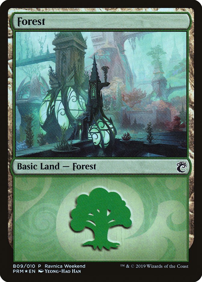 Forest (B09) [Ravnica Allegiance Guild Kit] | Eastridge Sports Cards & Games