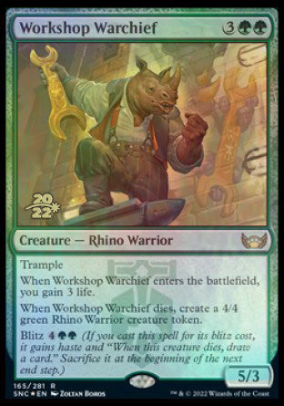 Workshop Warchief [Streets of New Capenna Prerelease Promos] | Eastridge Sports Cards & Games