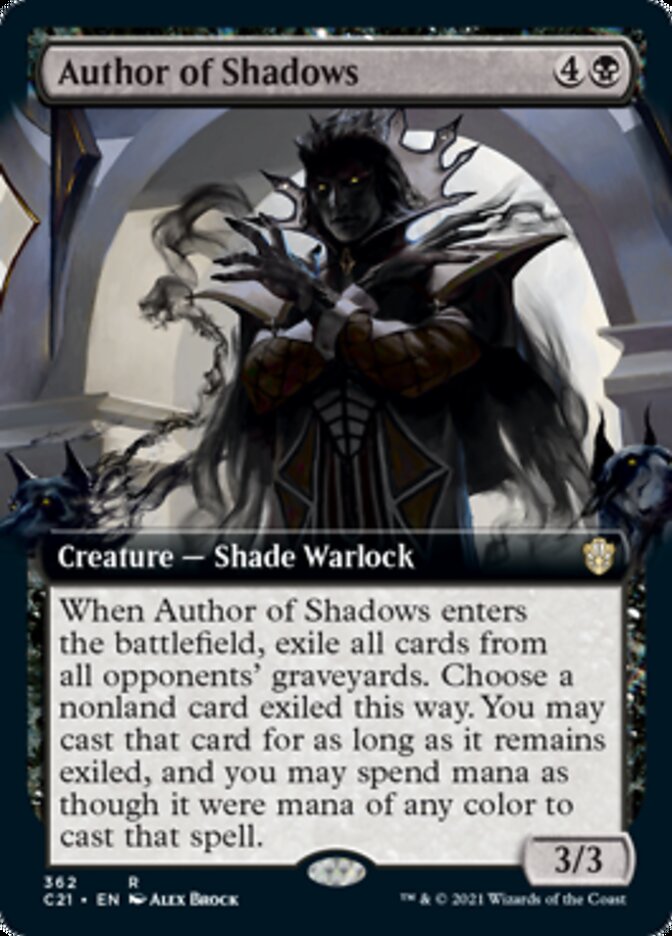 Author of Shadows (Extended) [Commander 2021] | Eastridge Sports Cards & Games