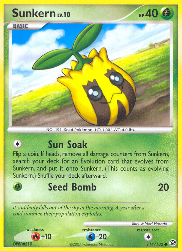 Sunkern (114/132) [Diamond & Pearl: Secret Wonders] | Eastridge Sports Cards & Games