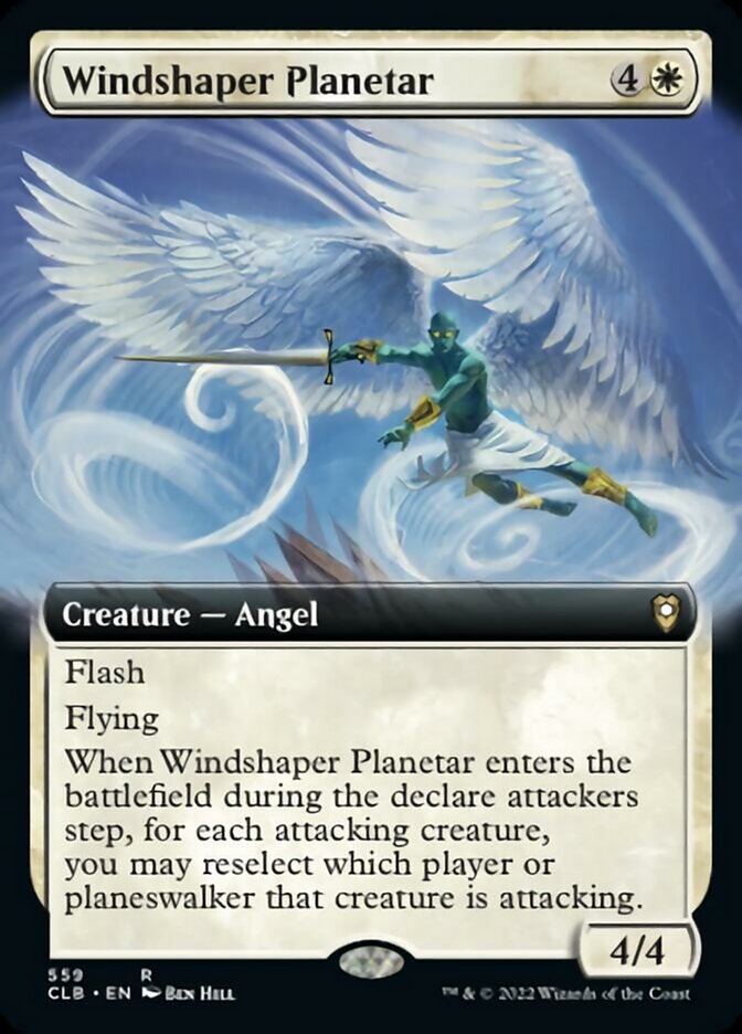 Windshaper Planetar (Extended Art) [Commander Legends: Battle for Baldur's Gate] | Eastridge Sports Cards & Games