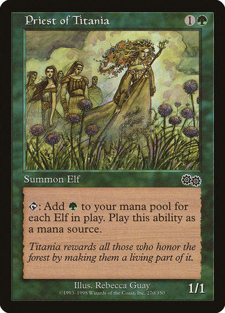 Priest of Titania [Urza's Saga] | Eastridge Sports Cards & Games