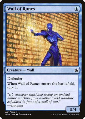 Wall of Runes [War of the Spark] | Eastridge Sports Cards & Games