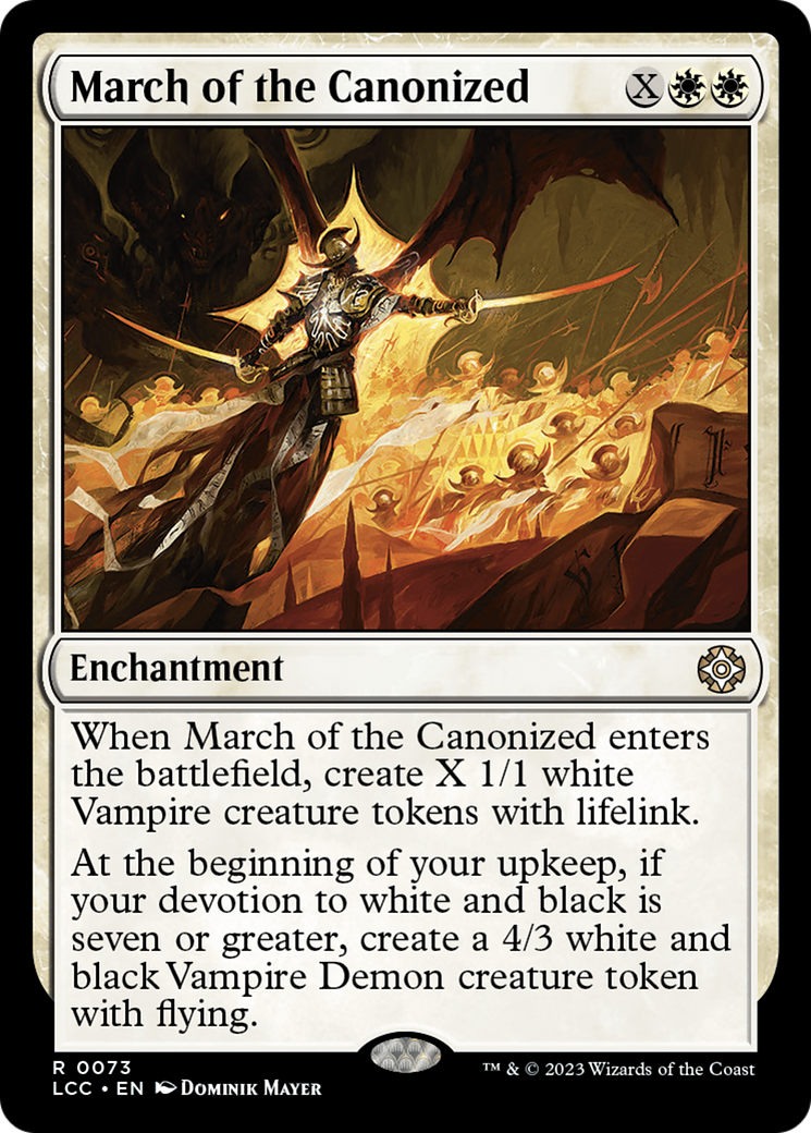 March of the Canonized [The Lost Caverns of Ixalan Commander] | Eastridge Sports Cards & Games
