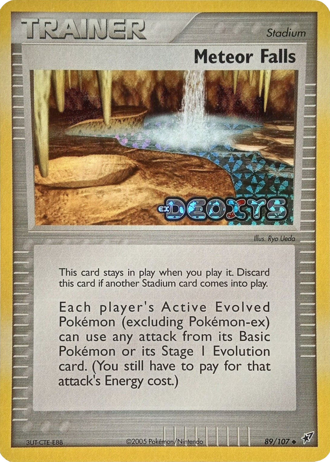 Meteor Falls (89/107) (Stamped) [EX: Deoxys] | Eastridge Sports Cards & Games