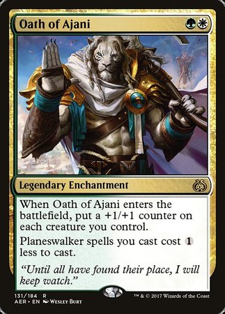 Oath of Ajani [Aether Revolt] | Eastridge Sports Cards & Games