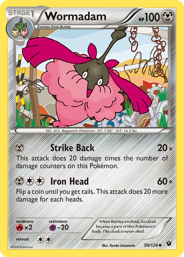 Wormadam (59/124) [XY: Fates Collide] | Eastridge Sports Cards & Games