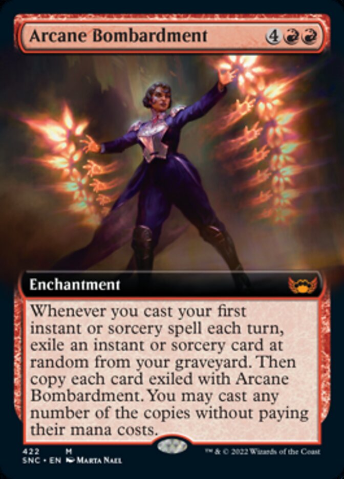Arcane Bombardment (Extended Art) [Streets of New Capenna] | Eastridge Sports Cards & Games