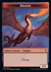 Treasure // Dragon Double-sided Token [Commander Legends: Battle for Baldur's Gate Tokens] | Eastridge Sports Cards & Games