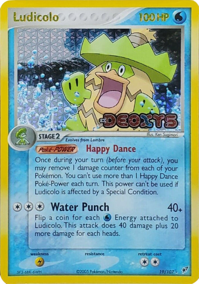 Ludicolo (19/107) (Stamped) [EX: Deoxys] | Eastridge Sports Cards & Games