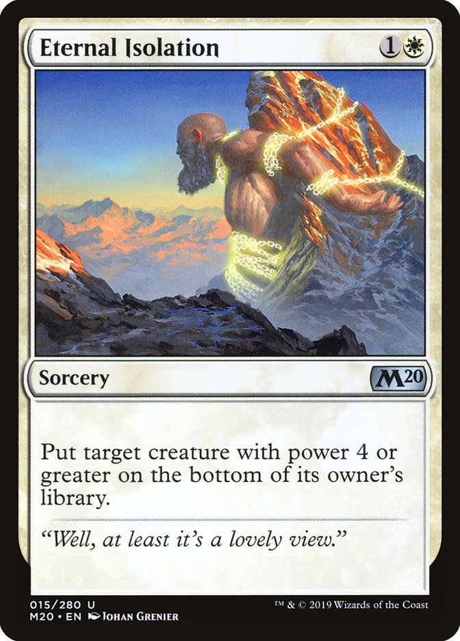 Eternal Isolation [Core Set 2020] | Eastridge Sports Cards & Games