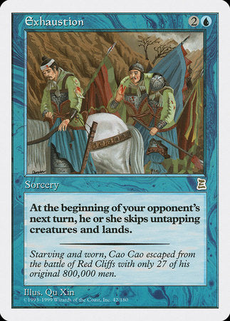 Exhaustion [Portal Three Kingdoms] | Eastridge Sports Cards & Games