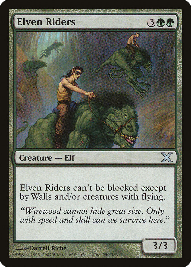 Elven Riders [Tenth Edition] | Eastridge Sports Cards & Games