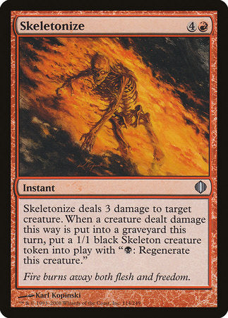 Skeletonize [Shards of Alara] | Eastridge Sports Cards & Games