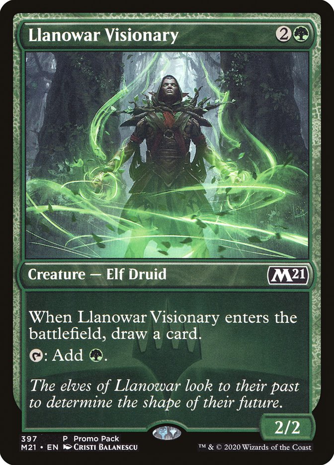 Llanowar Visionary (Promo Pack) [Core Set 2021 Promos] | Eastridge Sports Cards & Games