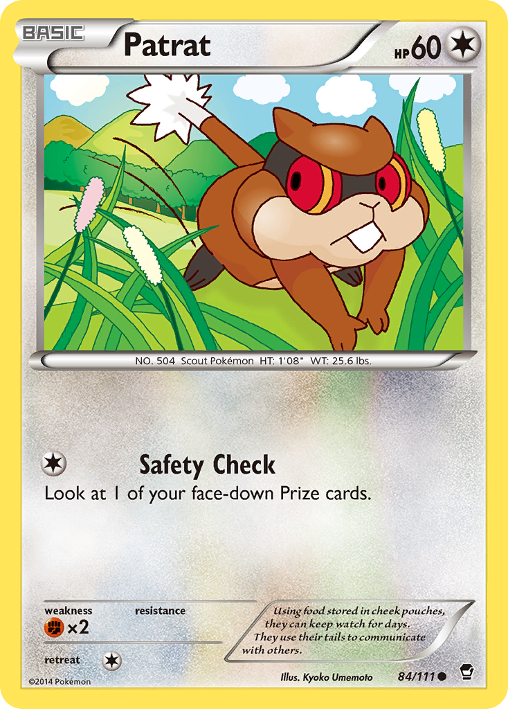 Patrat (84/111) [XY: Furious Fists] | Eastridge Sports Cards & Games