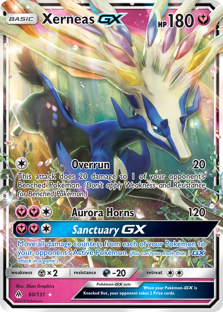 Xerneas GX (90/131) [Sun & Moon: Forbidden Light] | Eastridge Sports Cards & Games