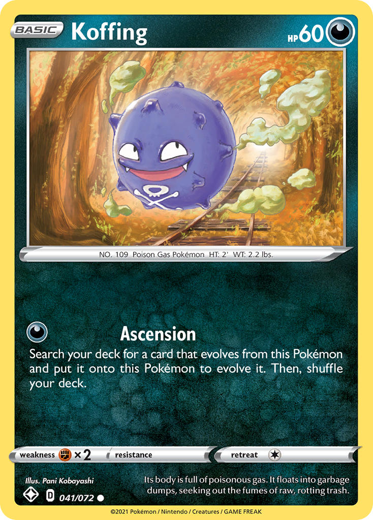 Koffing (041/072) [Sword & Shield: Shining Fates] | Eastridge Sports Cards & Games