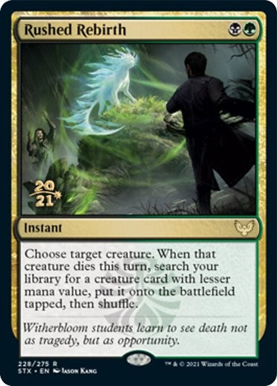 Rushed Rebirth [Strixhaven: School of Mages Prerelease Promos] | Eastridge Sports Cards & Games