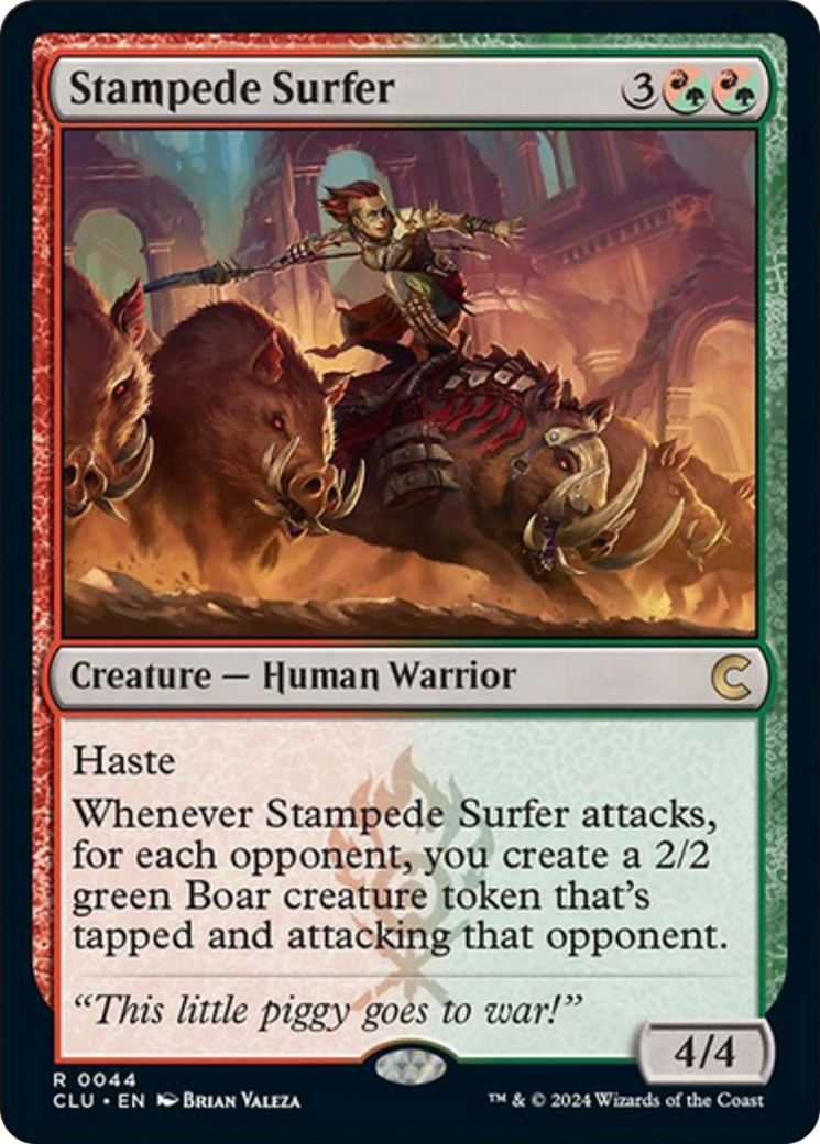 Stampede Surfer [Ravnica: Clue Edition] | Eastridge Sports Cards & Games