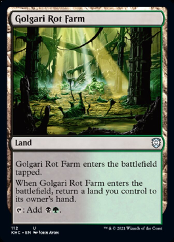 Golgari Rot Farm [Kaldheim Commander] | Eastridge Sports Cards & Games