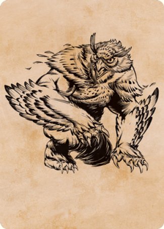 Owlbear (Showcase) Art Card [Dungeons & Dragons: Adventures in the Forgotten Realms Art Series] | Eastridge Sports Cards & Games