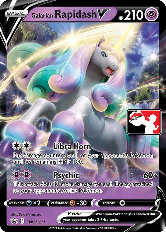Galarian Rapidash V (SWSH111) [Prize Pack Series One] | Eastridge Sports Cards & Games