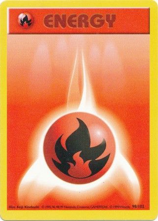 Fire Energy (98/102) [Base Set Shadowless Unlimited] | Eastridge Sports Cards & Games