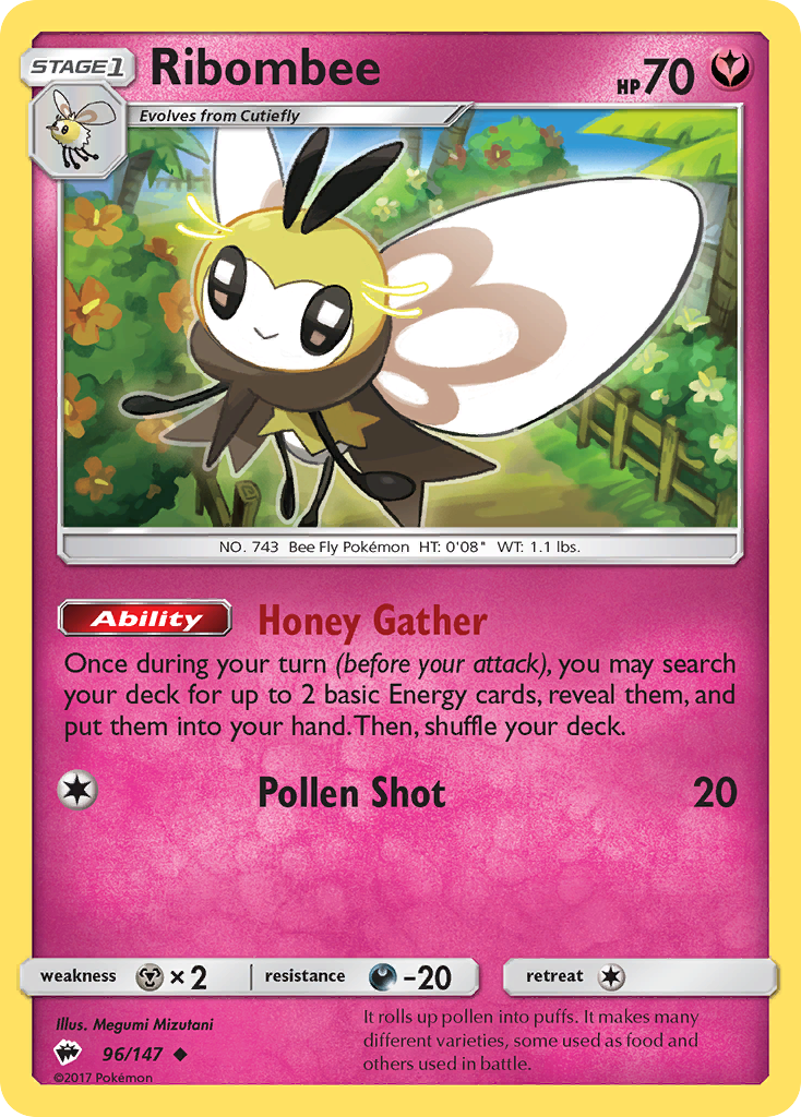 Ribombee (96/147) [Sun & Moon: Burning Shadows] | Eastridge Sports Cards & Games