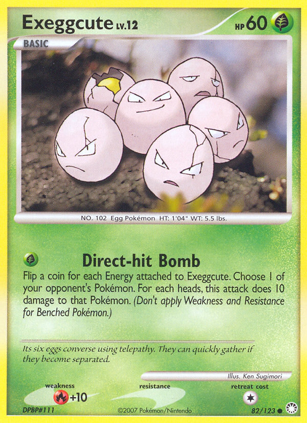 Exeggcute (82/123) [Diamond & Pearl: Mysterious Treasures] | Eastridge Sports Cards & Games