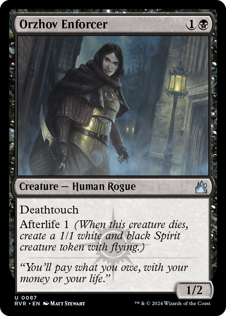 Orzhov Enforcer [Ravnica Remastered] | Eastridge Sports Cards & Games