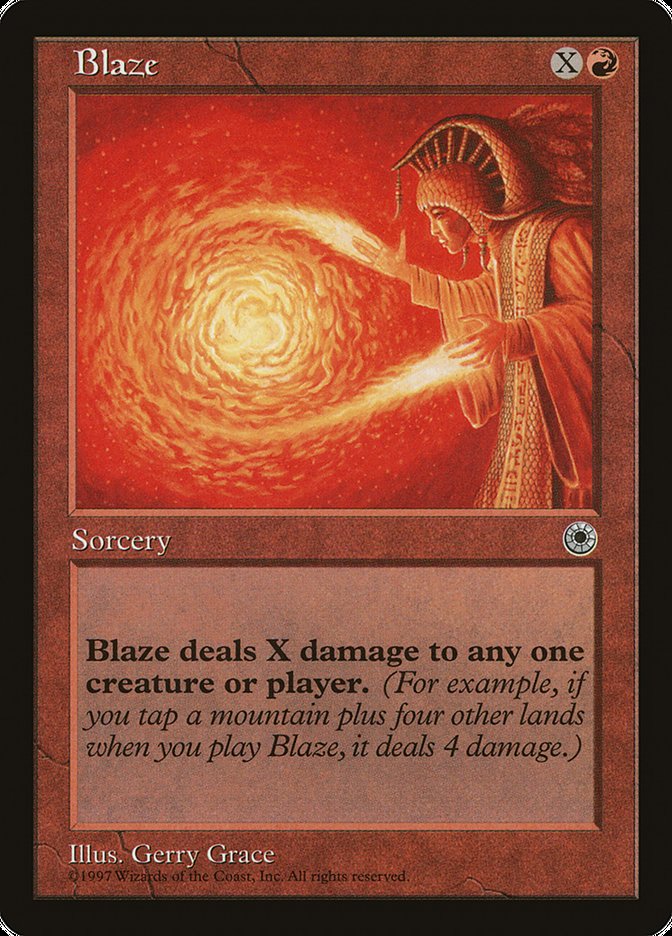 Blaze (No Flavor Text) [Portal] | Eastridge Sports Cards & Games