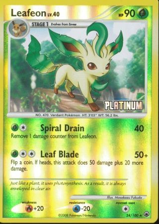 Leafeon (24/100) [Burger King Promos: 2009 Collection] | Eastridge Sports Cards & Games