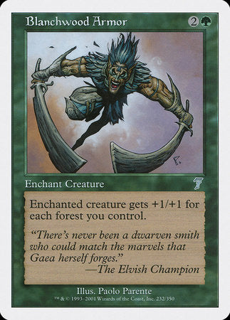 Blanchwood Armor [Seventh Edition] | Eastridge Sports Cards & Games