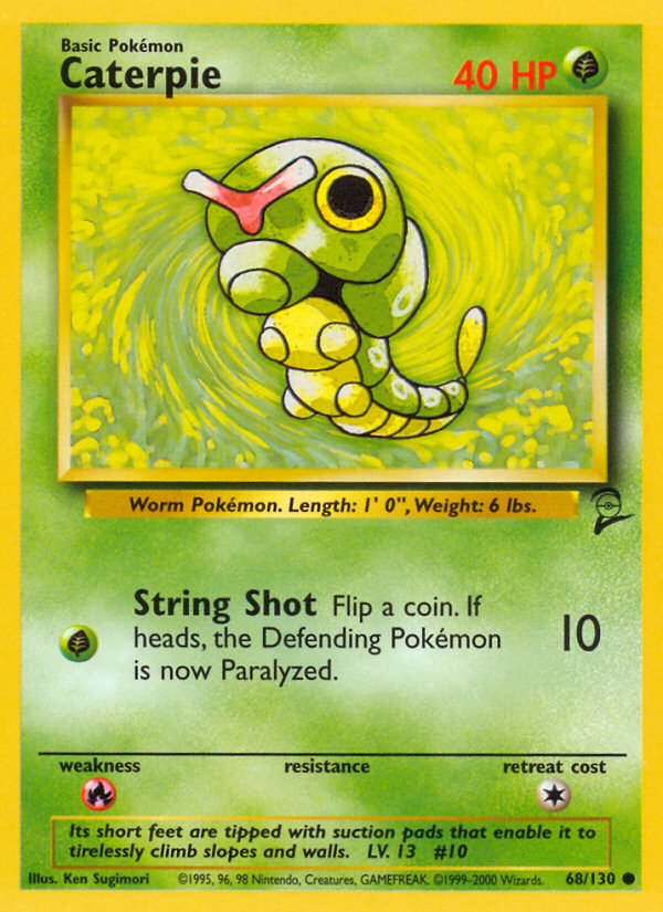 Caterpie (68/130) [Base Set 2] | Eastridge Sports Cards & Games
