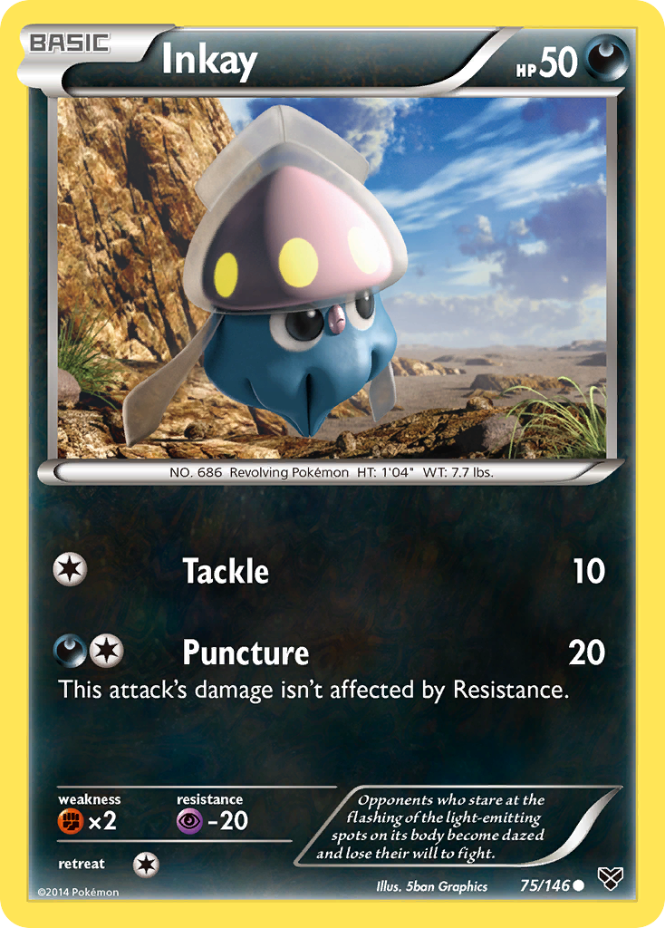 Inkay (75/146) [XY: Base Set] | Eastridge Sports Cards & Games