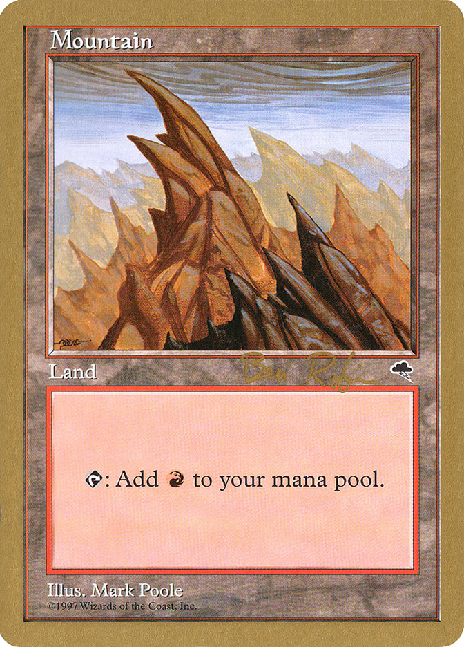 Mountain (br346) (Ben Rubin) [World Championship Decks 1998] | Eastridge Sports Cards & Games