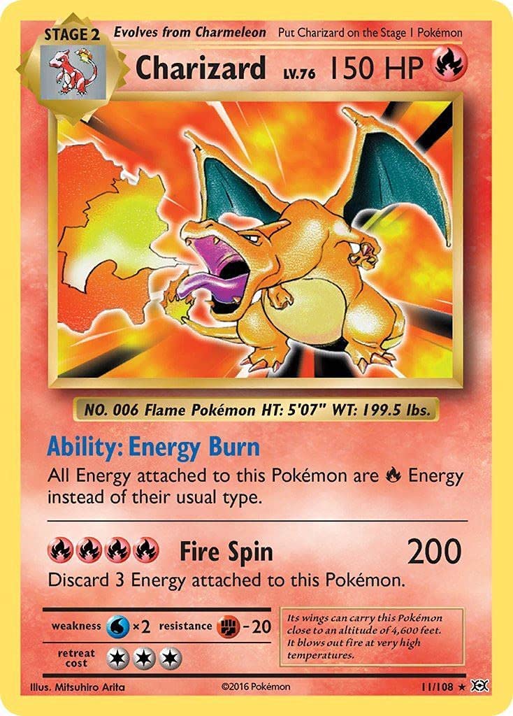 Charizard (11/108) [XY: Evolutions] | Eastridge Sports Cards & Games