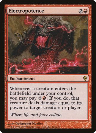 Electropotence [Zendikar] | Eastridge Sports Cards & Games