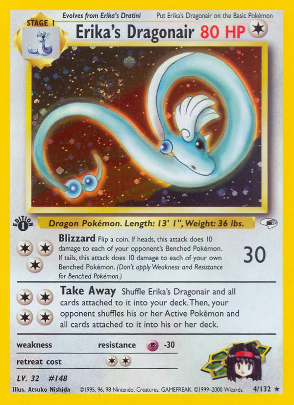 Erika's Dragonair (4/132) [Gym Heroes 1st Edition] | Eastridge Sports Cards & Games