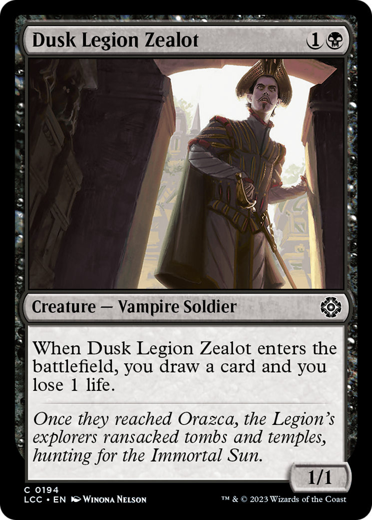 Dusk Legion Zealot [The Lost Caverns of Ixalan Commander] | Eastridge Sports Cards & Games