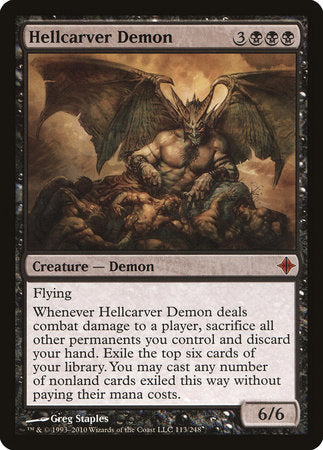 Hellcarver Demon [Rise of the Eldrazi] | Eastridge Sports Cards & Games