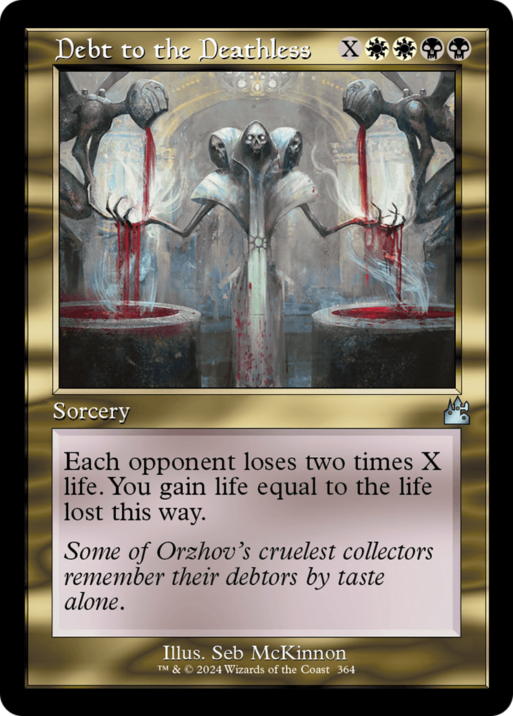 Debt to the Deathless (Retro Frame) [Ravnica Remastered] | Eastridge Sports Cards & Games