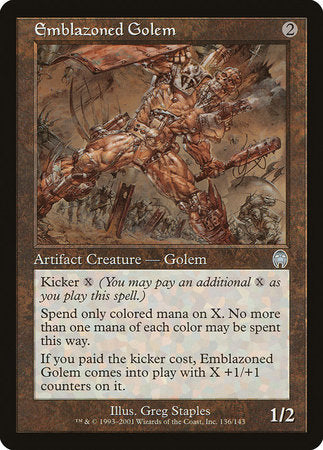 Emblazoned Golem [Apocalypse] | Eastridge Sports Cards & Games