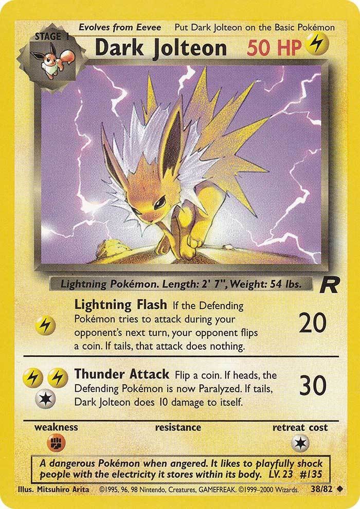 Dark Jolteon (38/82) [Team Rocket Unlimited] | Eastridge Sports Cards & Games