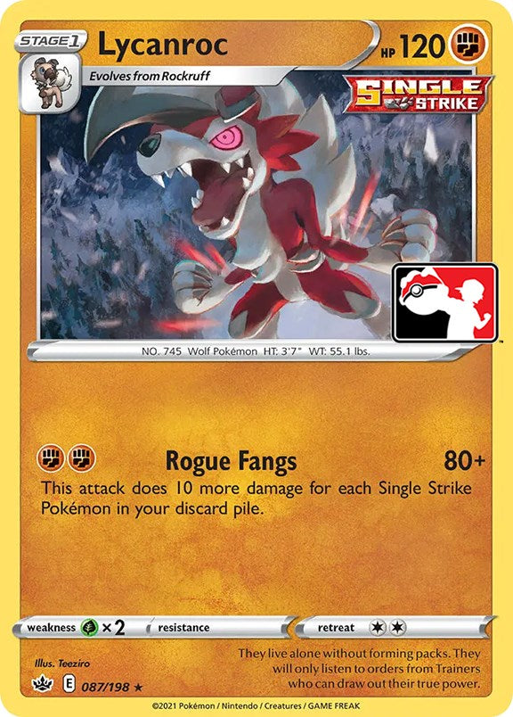 Lycanroc (087/198) [Prize Pack Series One] | Eastridge Sports Cards & Games