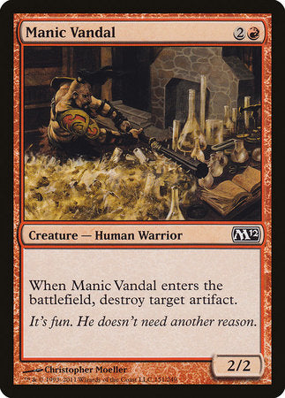 Manic Vandal [Magic 2012] | Eastridge Sports Cards & Games