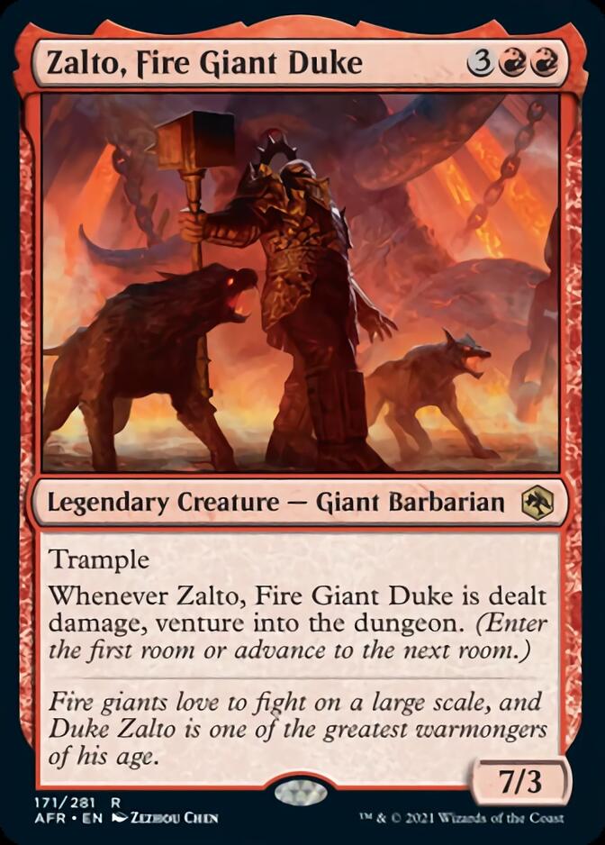 Zalto, Fire Giant Duke [Dungeons & Dragons: Adventures in the Forgotten Realms] | Eastridge Sports Cards & Games