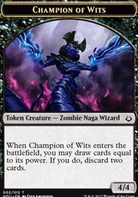 Champion of Wits // Insect Double-sided Token [Hour of Devastation Tokens] | Eastridge Sports Cards & Games