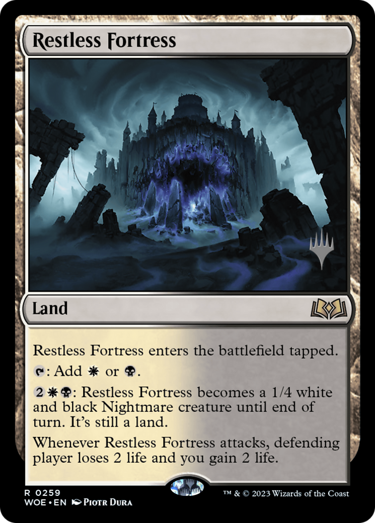 Restless Fortress (Promo Pack) [Wilds of Eldraine Promos] | Eastridge Sports Cards & Games